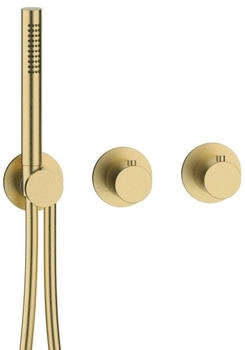 Herzbach MODUL7 Thermostat für Wanne & Dusche Brass Steel (70.702001.1.41)