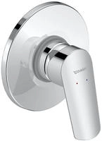 Duravit No. 1 Einhebel-Brausemischer Unterputz mit Grundk&ouml;rper, Badarmaturen,