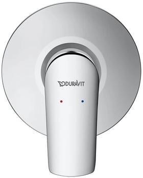 Duravit No.1 Einhebelmischer Unterputz für Dusche chrom (N14210007010) – Duravit No.1 Unterputz-Brausebatterie mit integriertem Einbaukörper
