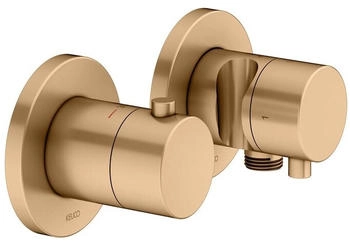 KEUCO Edition 400 Thermostatarmatur Set für 2 Verbraucher Bronze gebürstet (51553031221)