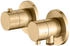 KEUCO Edition 400 Thermostatarmatur Set für 2 Verbraucher messing gebürstet (51553251221)