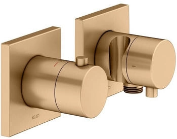 KEUCO Edition 11 Thermostatarmatur Set für 2 Verbraucher Bronze gebürstet (51153031222)
