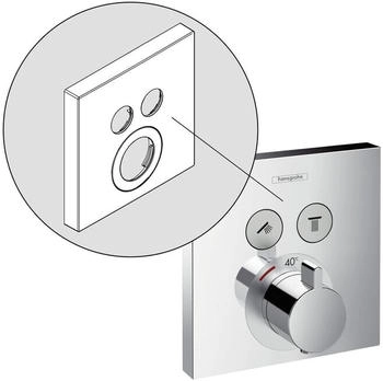 Hansgrohe Rosette ShowerSelect Thermostat f&uuml;r 2 Verbraucher chrom (92217000)