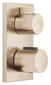 Dornbracht Thermostat mit Zweiwege-Mengenregulierung champagne geb&uuml;rstet (36426670-46)