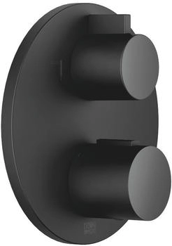 Dornbracht Thermostat mit Zweiwege-Mengenregulierung Schwarz matt (3642697033)