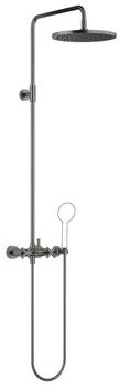 Dornbracht TARA Shower Pipe mit Brausebatterie ohne Handbrause brushed dark platinum (2662389299)