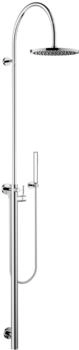 Dornbracht Meta Duschstele mit Brause-Einhandbatterie Platin matt (26025661-06)