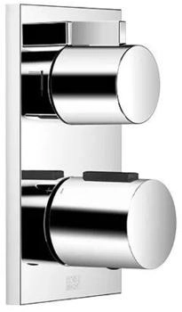 Dornbracht Thermostat mit Zweiwege-Mengenregulierung chrom gebürstet (36426670-93)