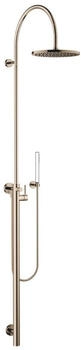 Dornbracht Meta Duschstele mit Brause-Einhandbatterie light gold (26024661-26)