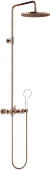 Dornbracht TARA Shower Pipe mit Brausebatterie ohne Handbrause bronze gebürstet (2662389242)