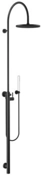 Dornbracht Meta Duschstele mit Brause-Einhandbatterie Schwarz matt (2602566133)