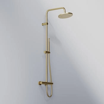 Steinberg Steinberg Serie 340 Brauseset mit Thermostat Regen- und Handbrause brushed gold (340 2721 BG)