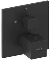 Kludi DECUS Unterputz-Brause-Thermostat-Armatur, Badarmaturen, 548853975, mattschwarz