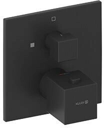 Kludi DECUS Unterputz-Brause-Thermostatarmatur schwarz matt (548853975)