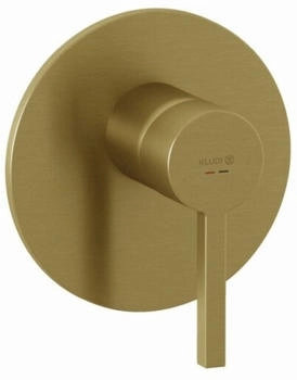Kludi Nova Fonte Puristic Unterputz- Brause-Einhandmischer brushed gold PVD (20755N015)