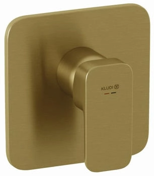 Kludi RENON Unterputz-Brause-Einhandmischer brushed gold brushed gold PVD (42755N075)
