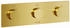 gebürstet, gold: Kludi TOUCHTRONIC elektronisches Unterputz Thermostat (38300)