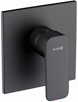 Kludi Pure & Style Unterputz-Brause-Einhandmischer schwarz matt (407553975)
