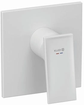 Kludi DECUS Unterputz-Brause-Einhandmischer wei&szlig; matt (547555375)