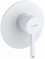 KLUDI Nova Fonte Puristic Unterputz- Brause-Einhandmischer - wei&szlig; matt