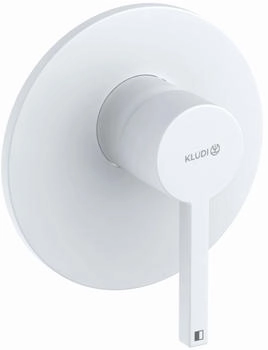 Kludi Nova Fonte Puristic Unterputz- Brause-Einhandmischer wei&szlig; matt (207555315)