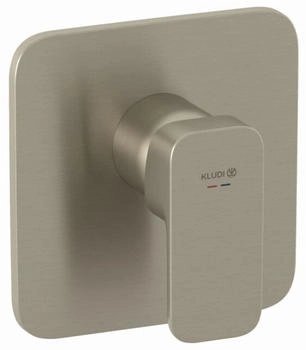 Kludi RENON Unterputz-Brause-Einhandmischer stainless brushed nickel stainless brushed nickel (42755N575)