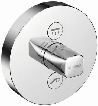 Kludi Push Unterputz-Armatur für 2 Verbraucher chrom (387120538)