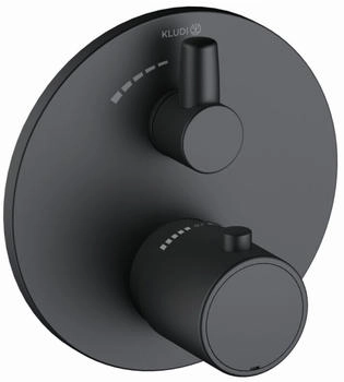Kludi Zenta SL Unterputz-Brause Thermostat schwarz matt (388853945)