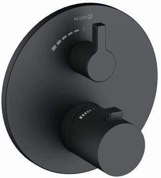 Kludi Nova Fonte Puristic Thermostat schwarz matt (208853915)