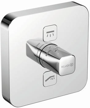 Kludi Push Unterputz-Armatur für 2 Verbraucher chrom (387110538)
