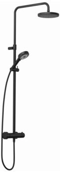 Kludi Dive Thermostat Dual Shower System schwarz matt (6807939-00)