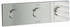 silber: Kludi TOUCHTRONIC elektronisches Unterputz Thermostat (38300)