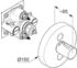 Kludi Push Unterputz-Brause-Thermostat-Armatur für 2 Verbraucher chrom (389120538)
