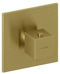 Kludi DECUS Unterputz-Thermostatarmatur brushed gold PVD (54739N075)