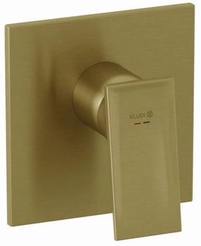 Kludi DECUS Unterputz-Brause-Einhandmischer brushed gold PVD (54755N075)