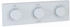 matt, weiß: Kludi TOUCHTRONIC elektronisches Unterputz Thermostat (38300)