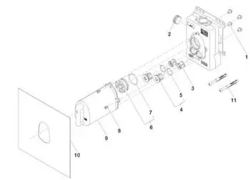 Dornbracht xTool Unterputz-Thermostatmodul Neutral (3550397090)