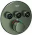 GROHE Grohtherm SmartControl Thermostat mit 3 Absperrventilen rund satin graphite (29121MG0)