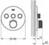 GROHE Grohtherm SmartControl Thermostat mit 3 Absperrventilen rund satin graphite (29121MG0)