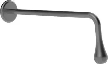 Gessi Goccia Wand-Auslauf 1/2 Anschluss, Metall schwarz gebürstet (33723126)