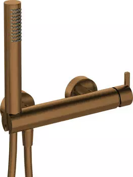 Deante Silia Duscharmatur mit Brausegarnitur, gebürstete Bronze (BQS-C41M)