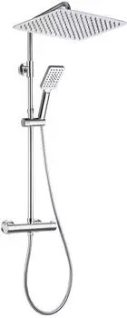 G&ouml;rbach Duschsystem Thermostat Kopfbrause 35x25cm Chrom (TM3525CP)