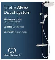 Ideal Standard Duschsystem Alero, Wasser- & Energiesparend,...