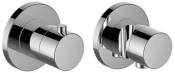 KEUCO IXMO Thermostat-Set Fertigset, Umstellventil, Schlauchanschluss, rund (59753010021)