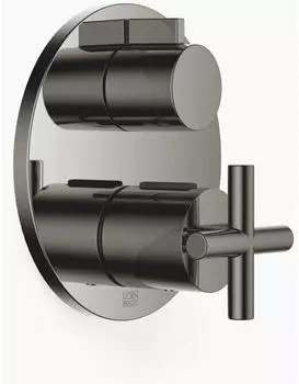 Dornbracht TARA UP-Thermostat mit Einweg-Mengenregulierung Dark Chrome (36425892-19)