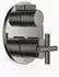 Dornbracht TARA UP-Thermostat mit Einweg-Mengenregulierung Dark Chrome (36425892-19)