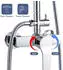 LuxusKollektion Duschsystem mit Einhebelmischer Regendusche 2 Strahlarten 8 Zoll