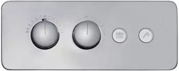 Bernstein NT7646 Unterputz-Thermostat-Duscharmatur 2 Verbraucher, Chrom (NT7646)