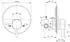 Ideal Standard Ceraline Unterputz-Duscharmatur, Chrom (A6940AA)