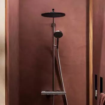 Hansgrohe Raindance Alive S Puro Duschsystem 300 1 Strahlart mit Ecostat+ Element wassersparend+ Chrom (24594000)